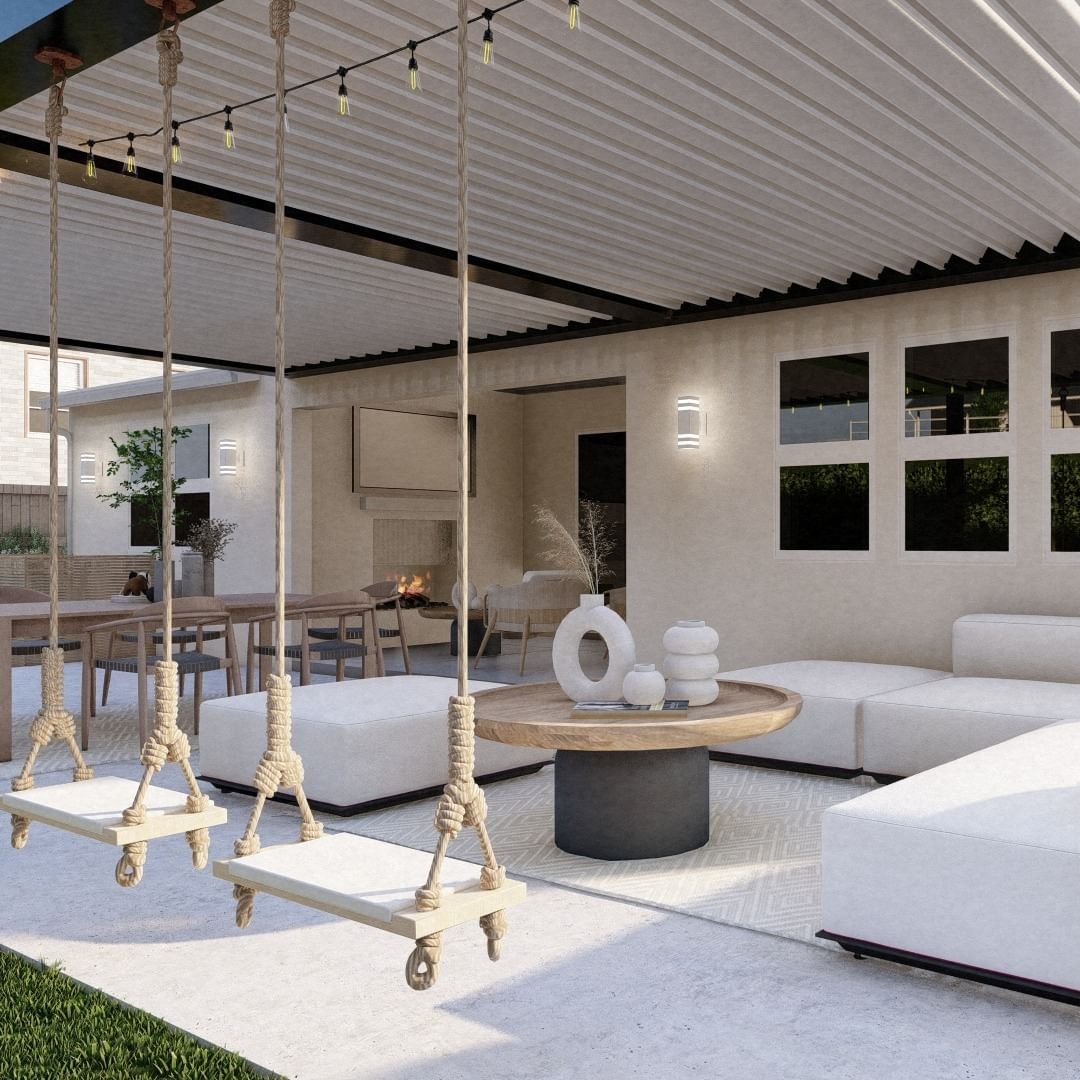 Minimalist Swing Patio