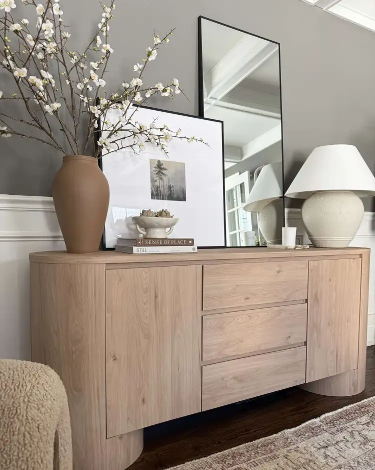 Modern Chic Sideboard Styling