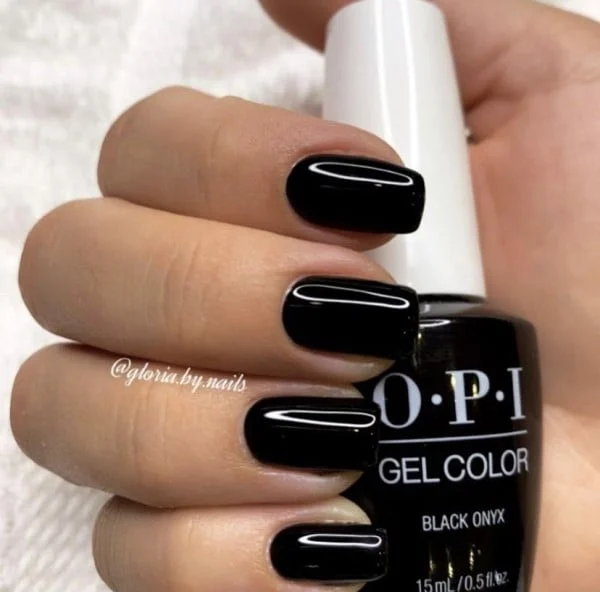 OPI Black Onyx Nails