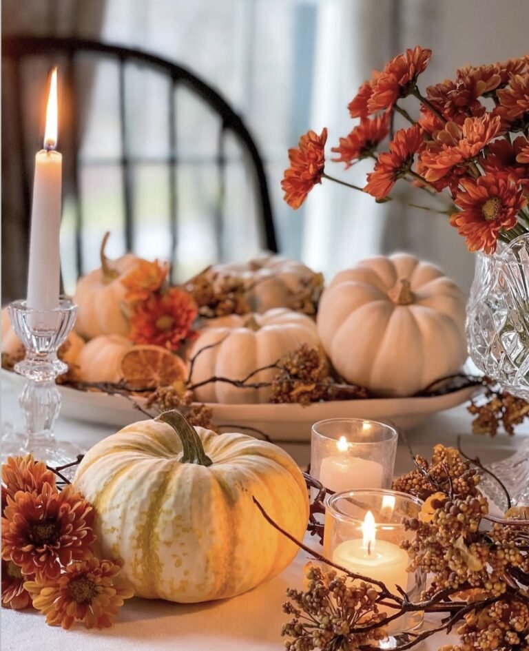 Painted Shimmering Pumpkins