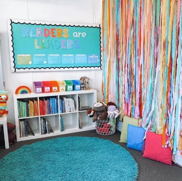 Party Streamers as Wall Decor