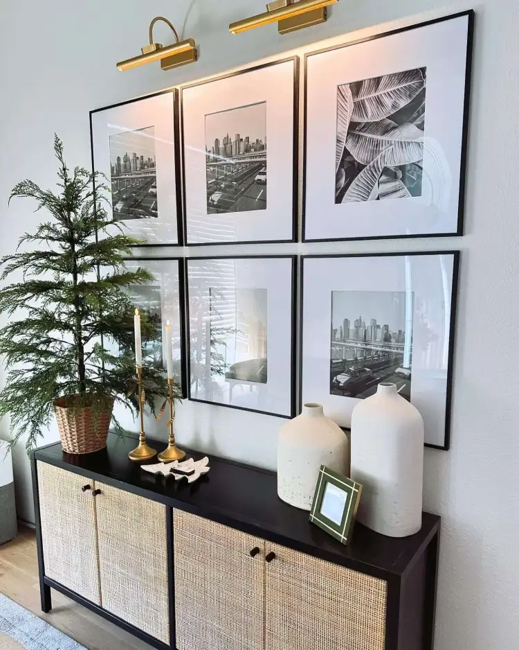 Photo Gallery Sideboard Styling