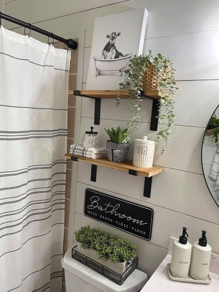 Plant Box and Bathroom Signage