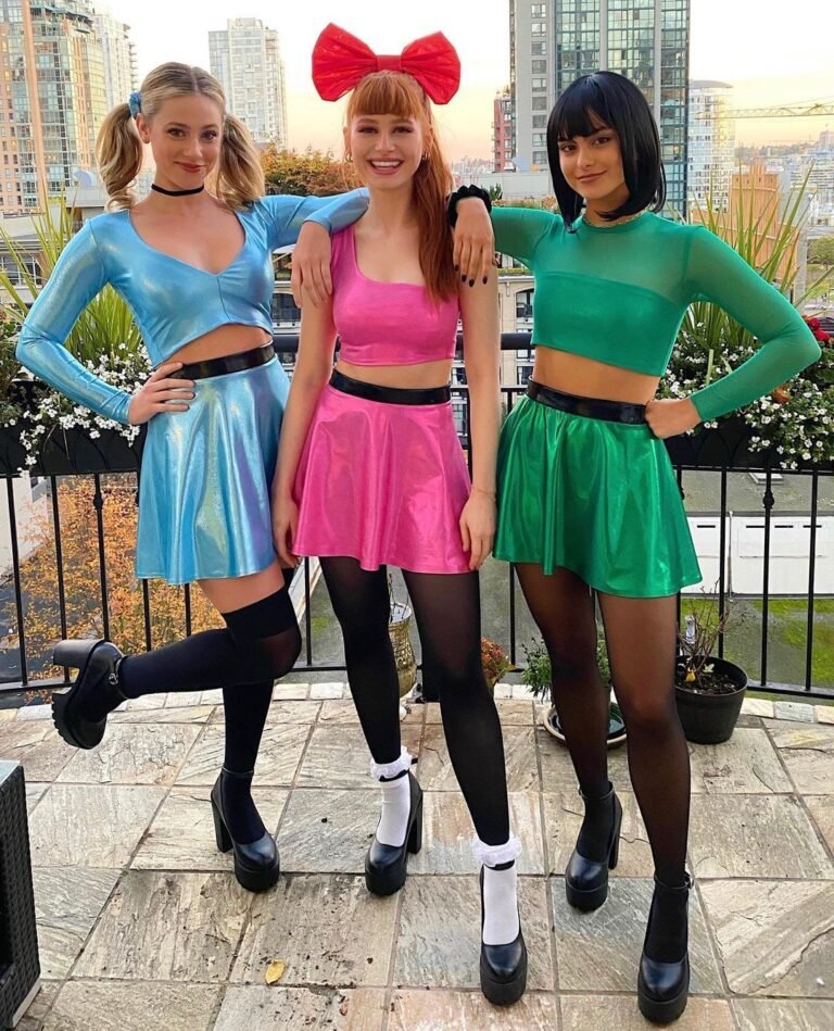Powerpuff Girls group Halloween costume!