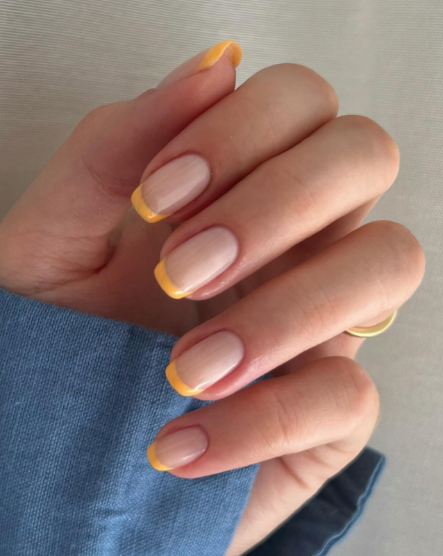Tangerine Square Tips