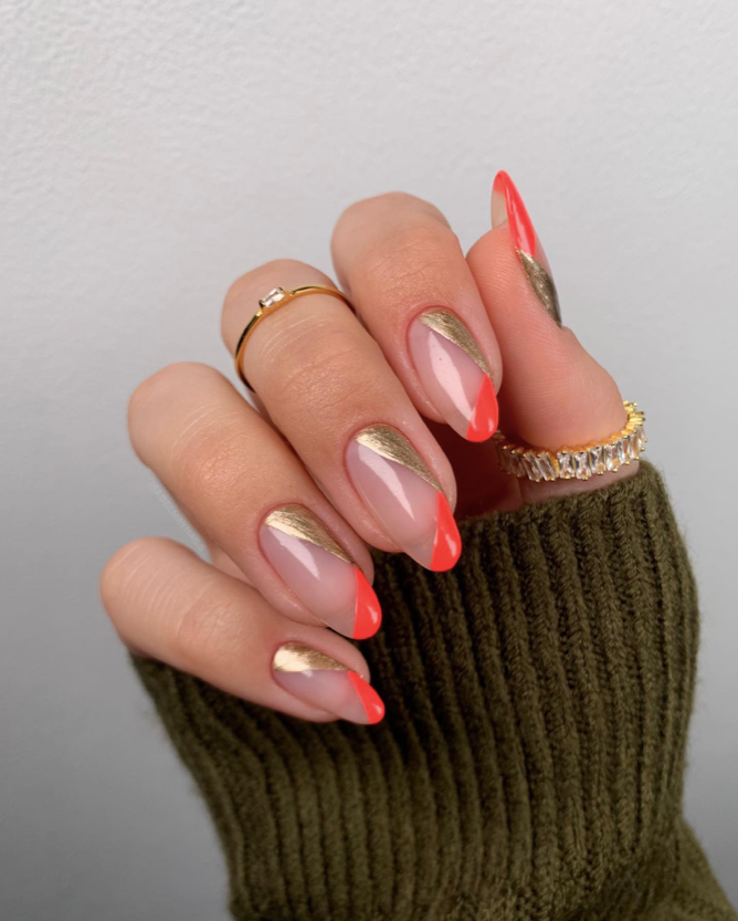 Orange and gold