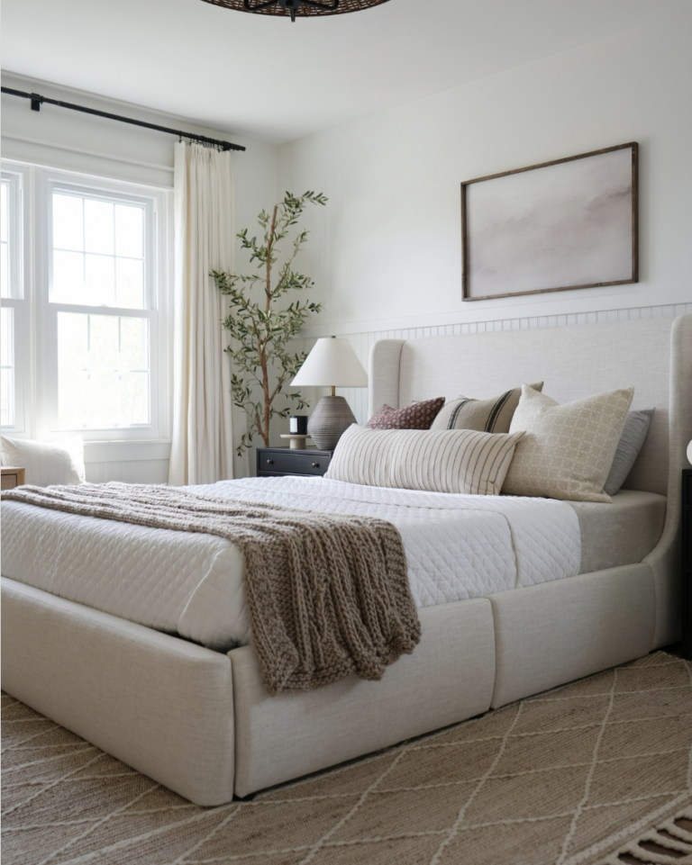 Beige Master Bedroom Rug Ideas