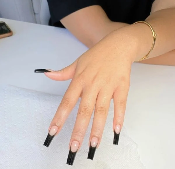 Square Black Tips