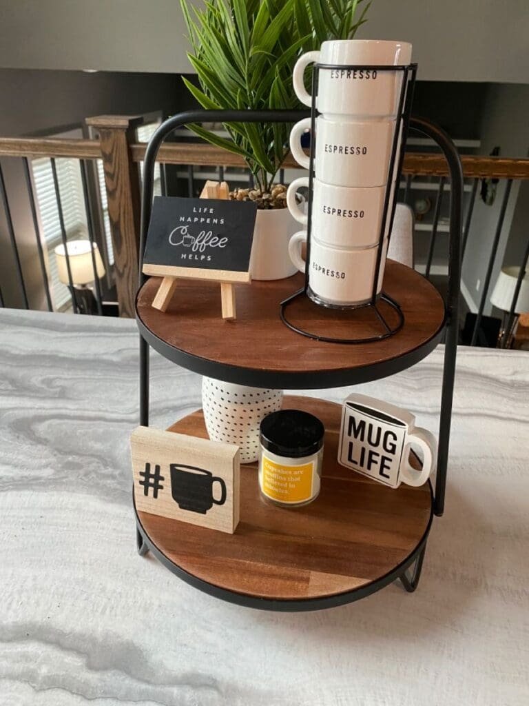 Stacked Espresso Mugs