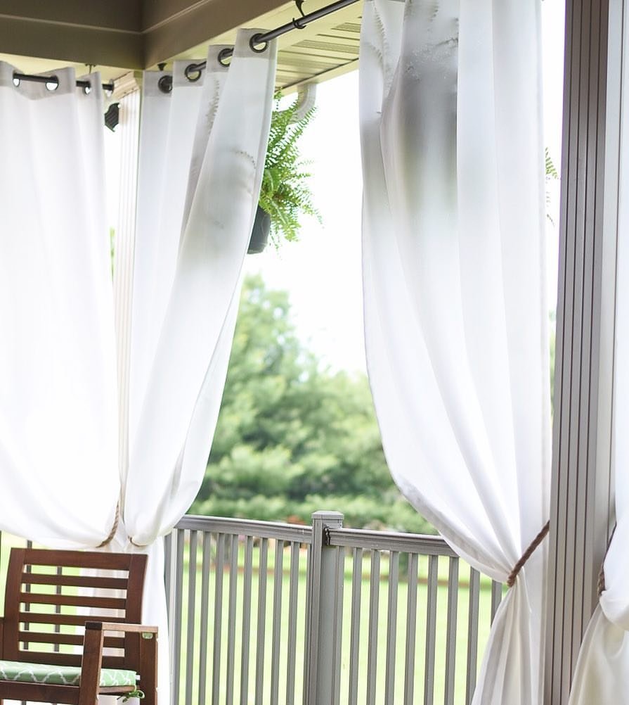 Whispering White Drapes