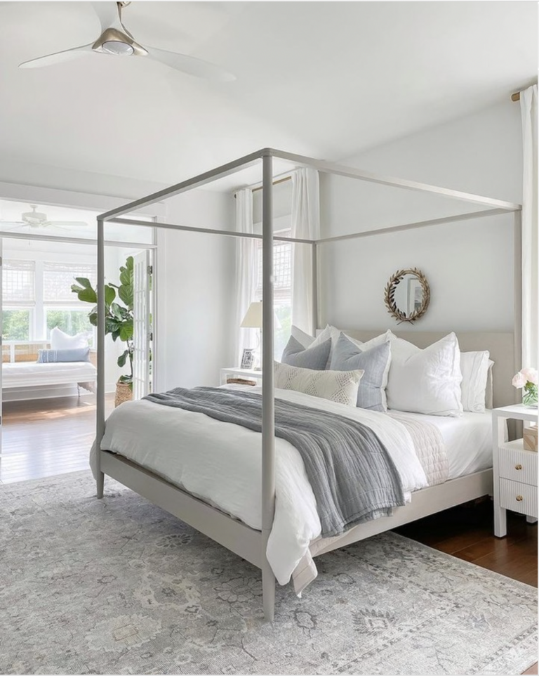 White Linen Bedding Ideas With Neutral Color Pillow