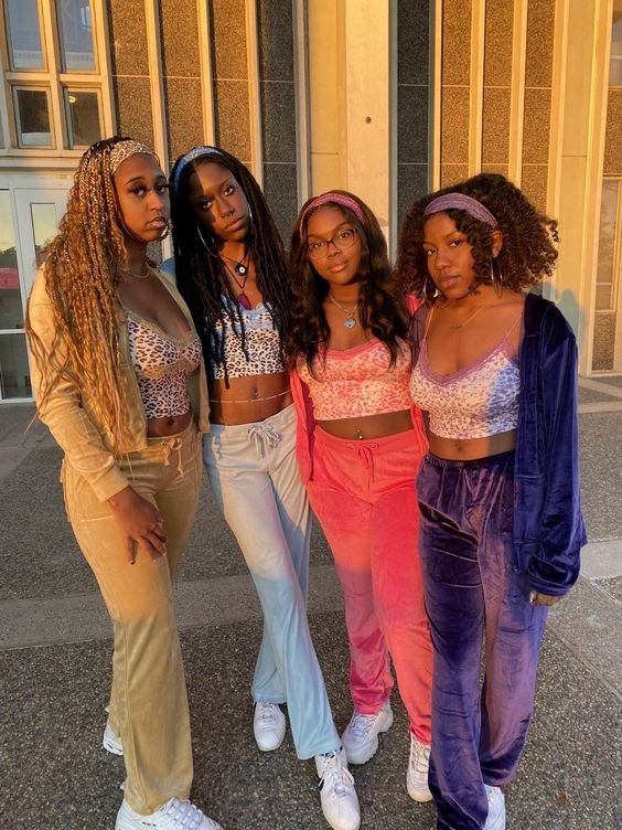 With this Cheetah Girls costume