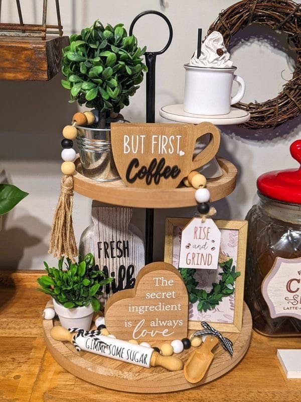 Wooden Coffee Mug Sign