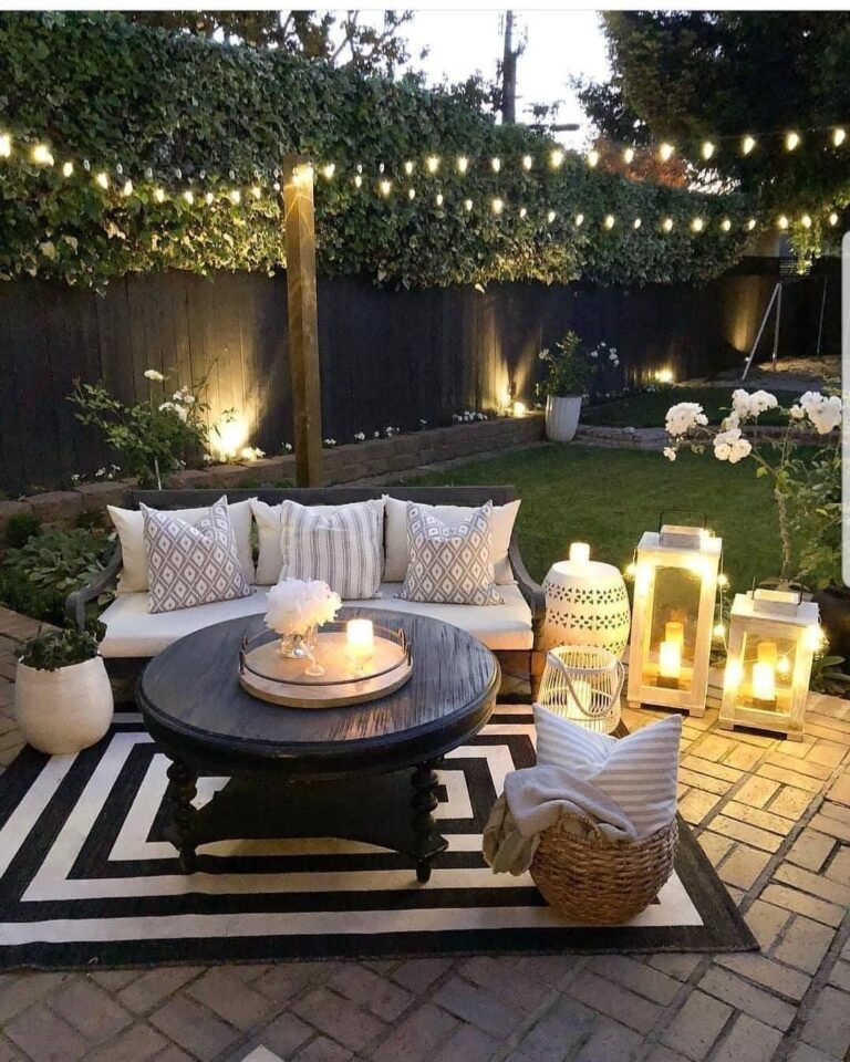 Starlit Sophistication in the Patio Garden