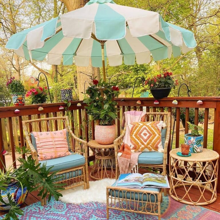 Vibrant Boho Balcony