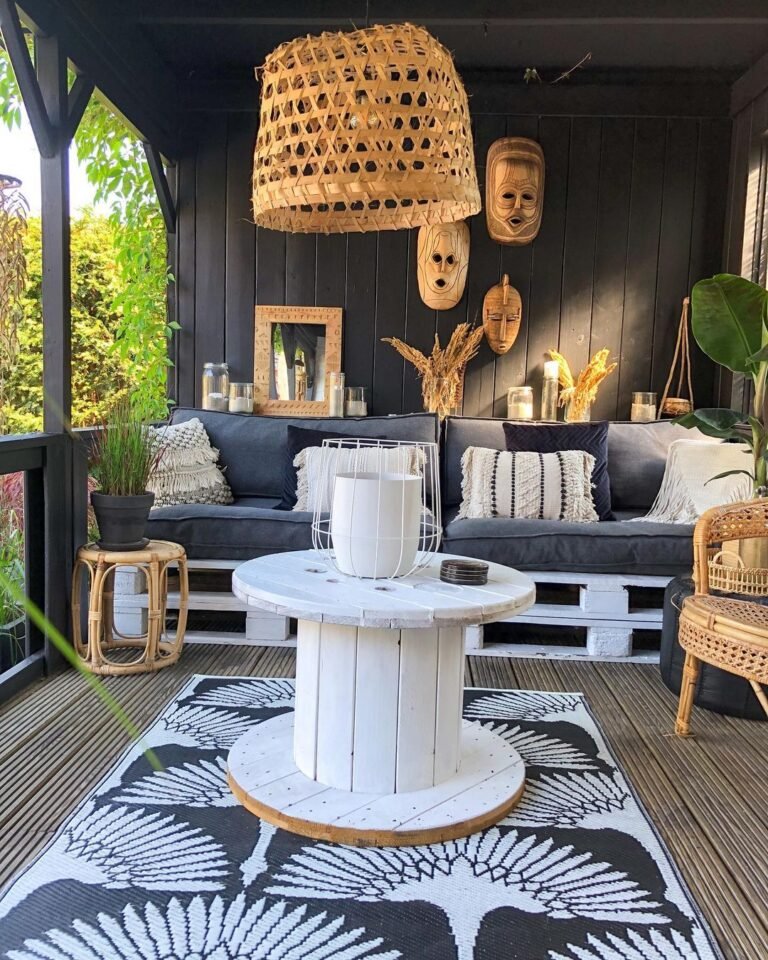 Tribal Accents and Textural Delight Home Decor
