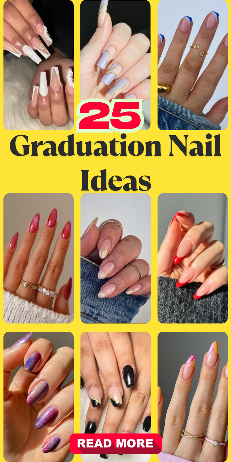 Graduation Nail Ideas