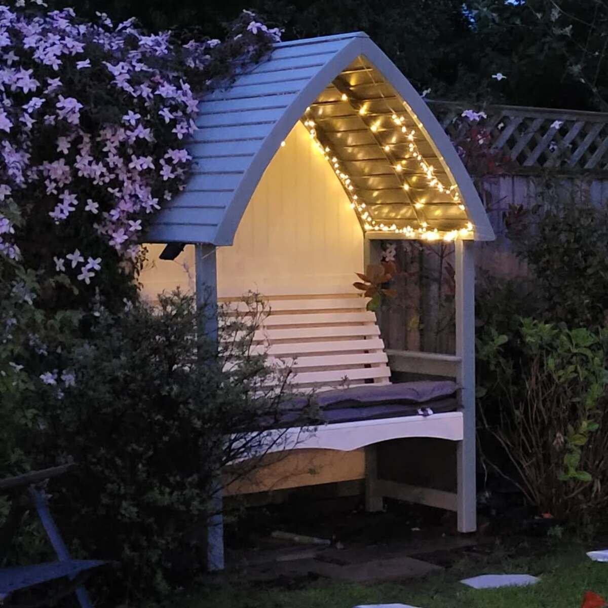 A Bench With Its Own Shed