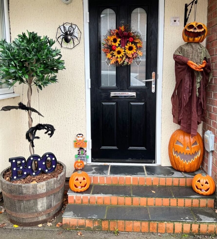 BOO Front Porch Decor