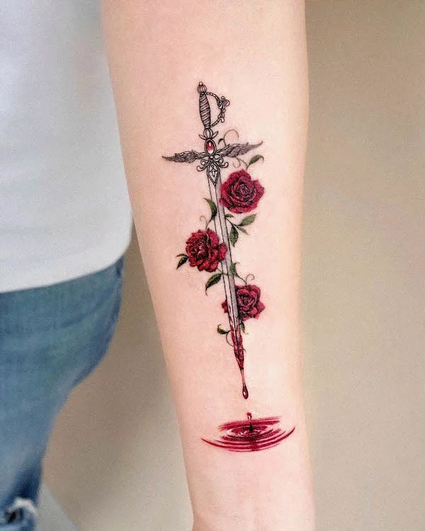 The bleeding sword