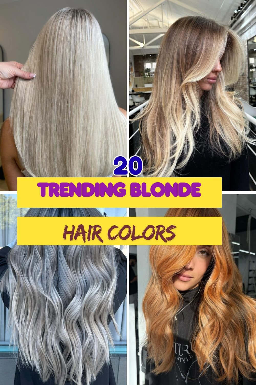 Trending Blonde Hair Colors