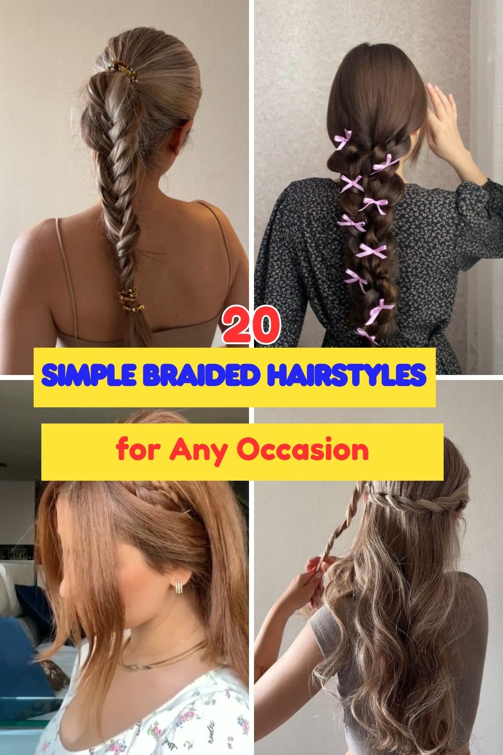 Simple Braided Hairstyles
