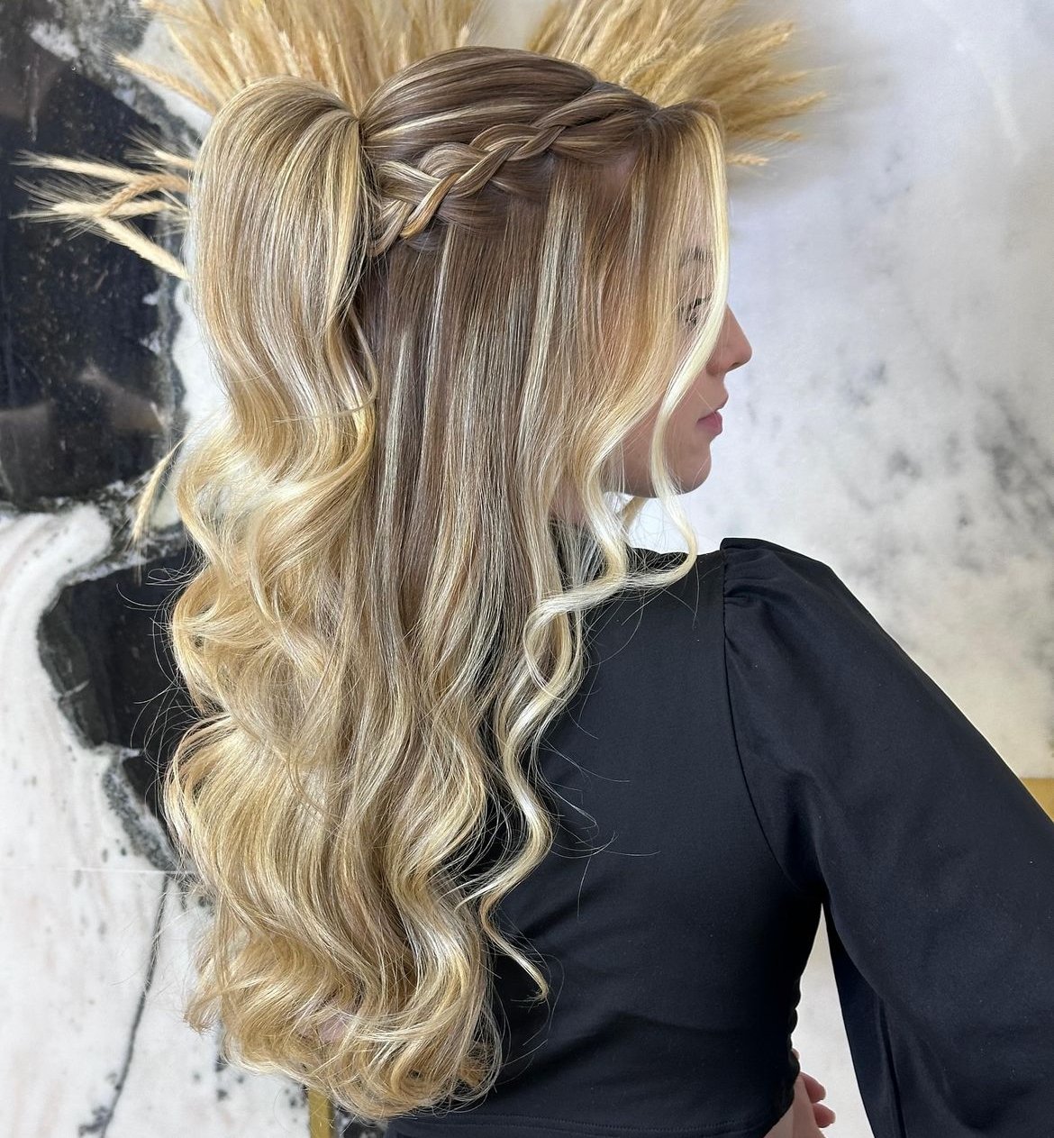 Braided Half-Up, Half-Down