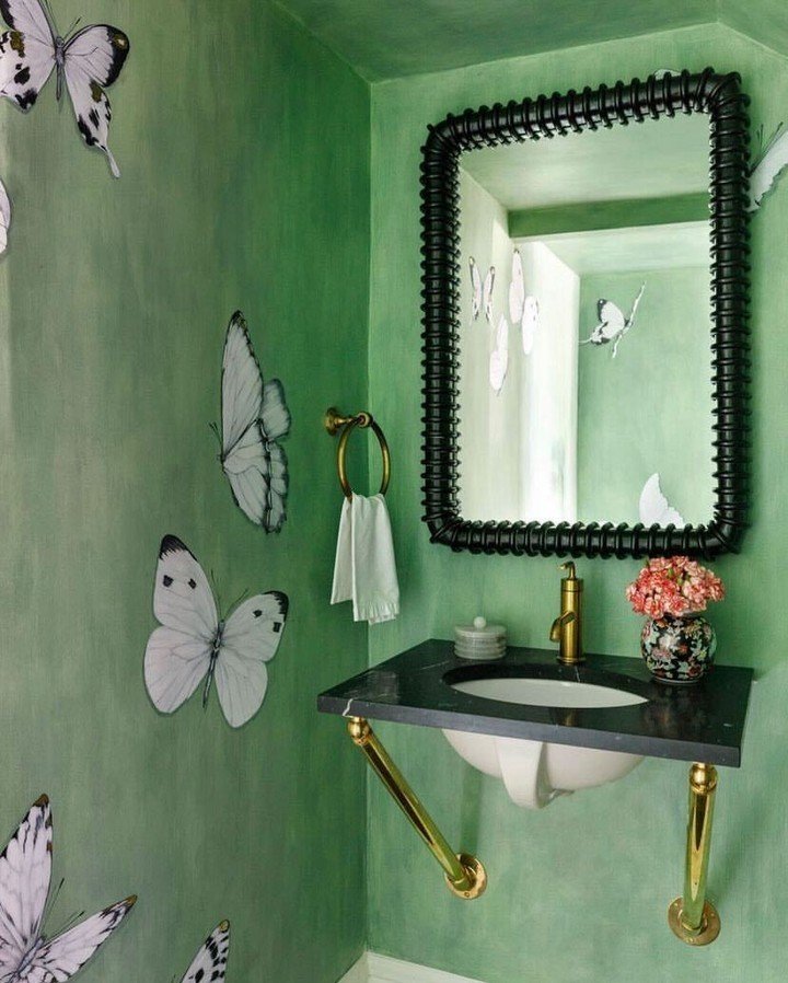 Butterfly Garden Powder Room