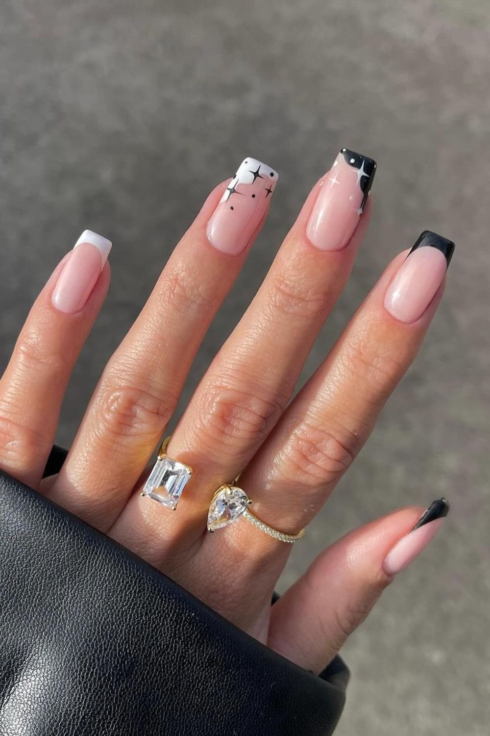 Celestial French Fade