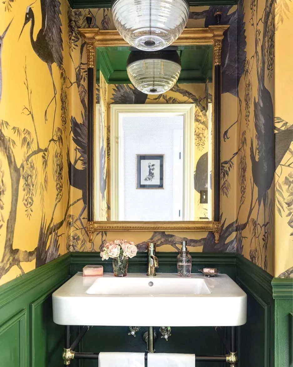 Chard Green and Yellow Decor