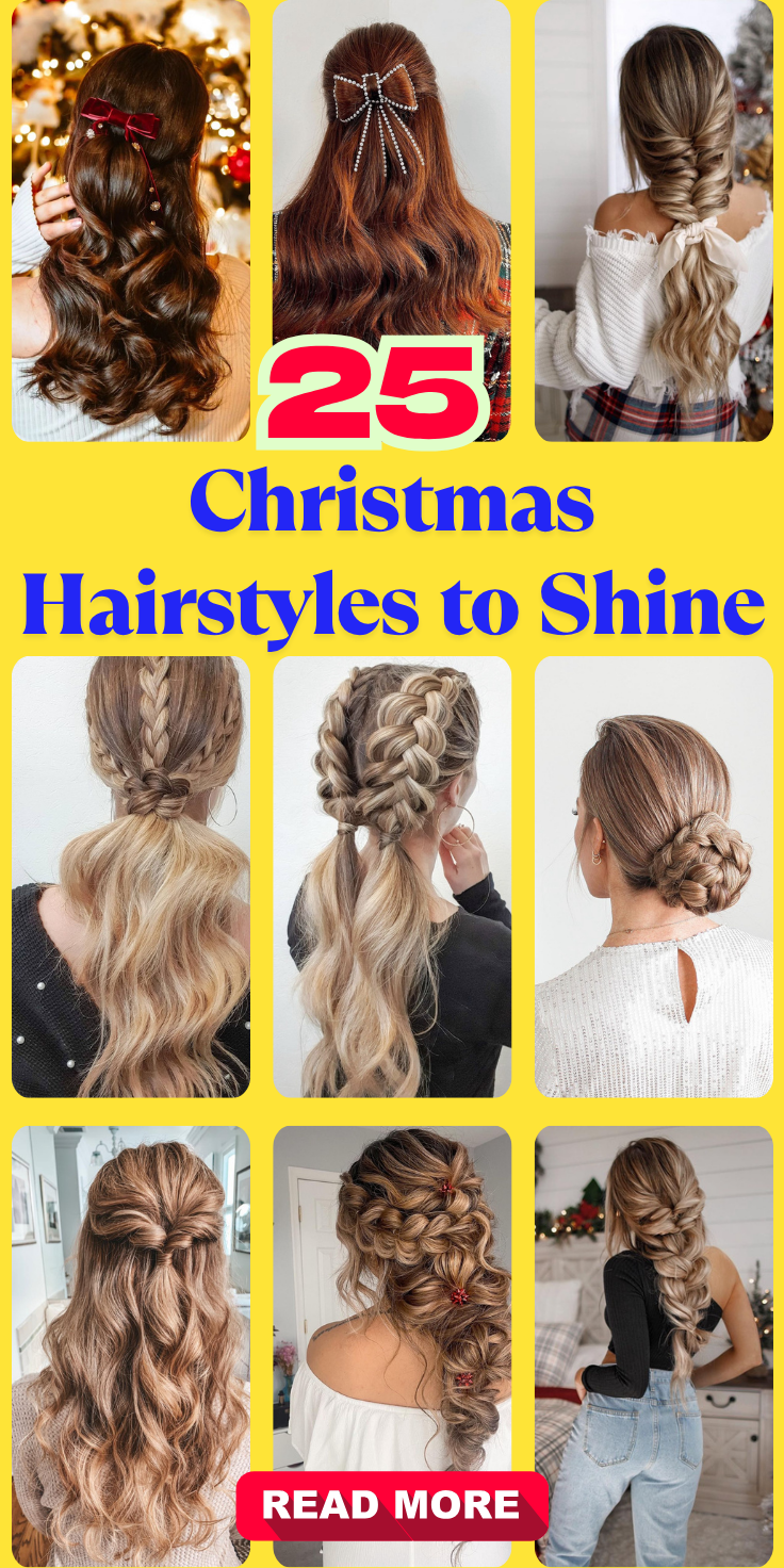 Christmas Hairstyles to Shine