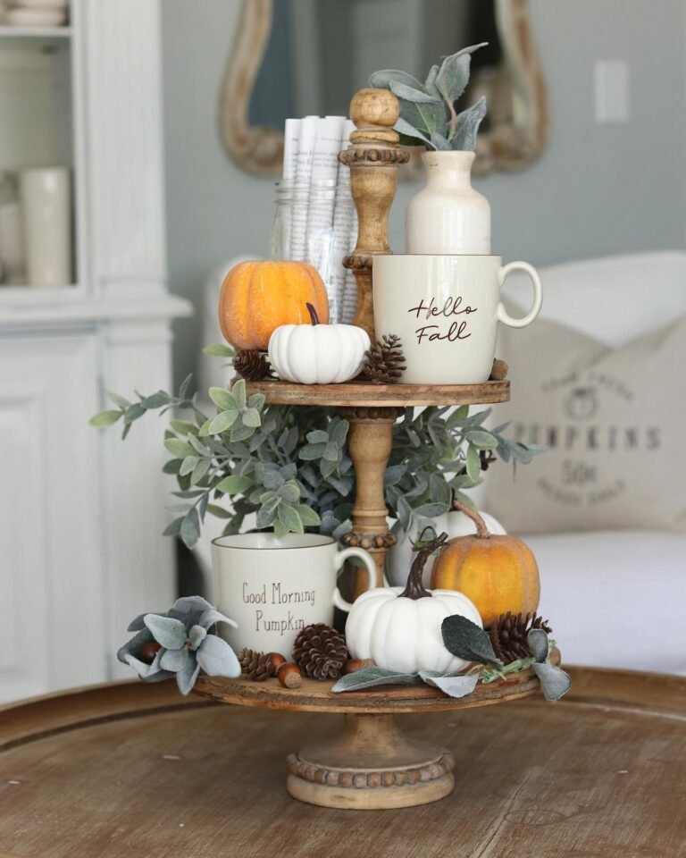 Classic Harvest Tiered Tray