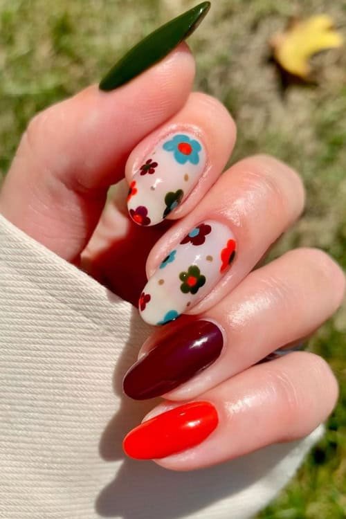 Colorful Fall Flowers