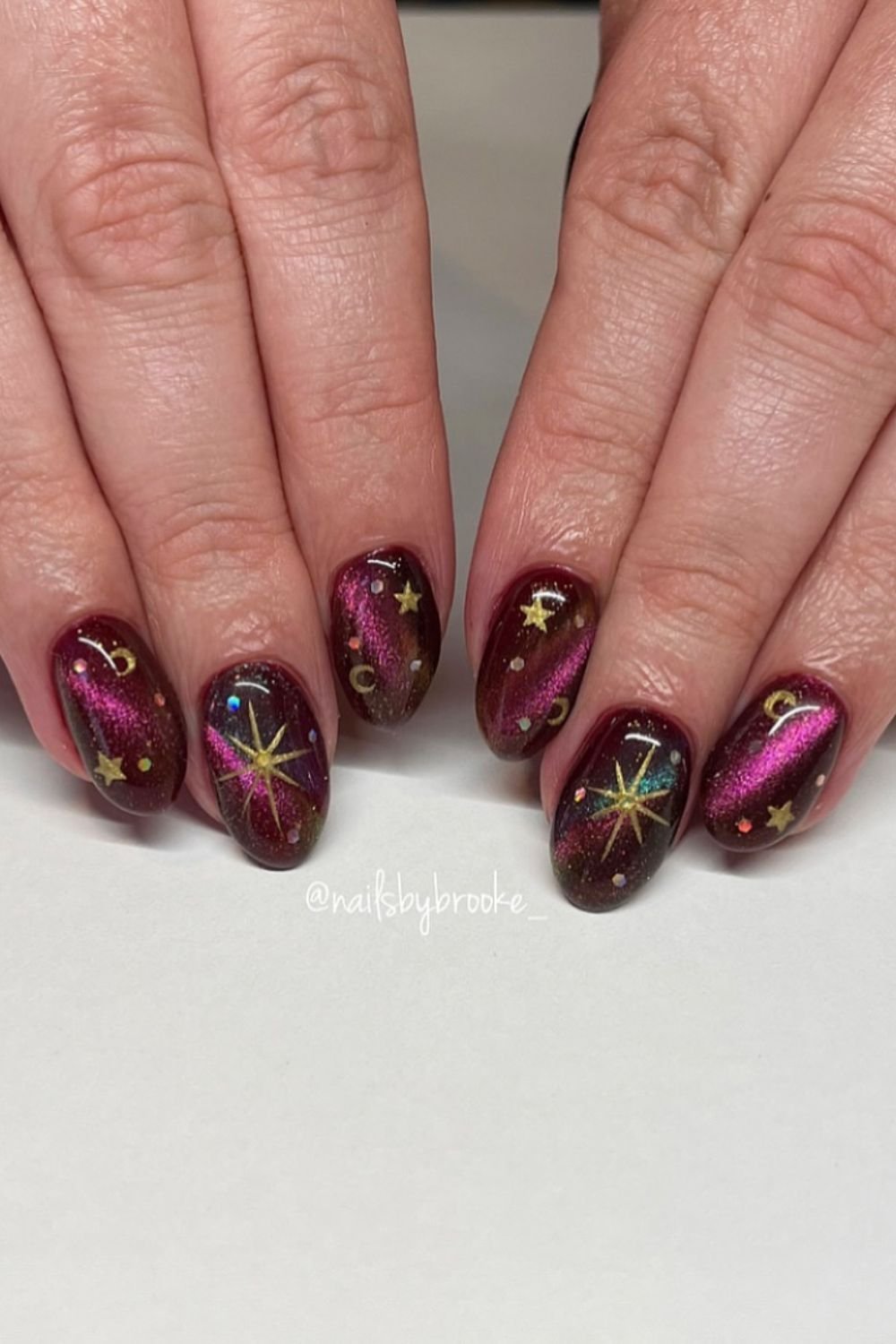 Cosmic Burgundy Sky