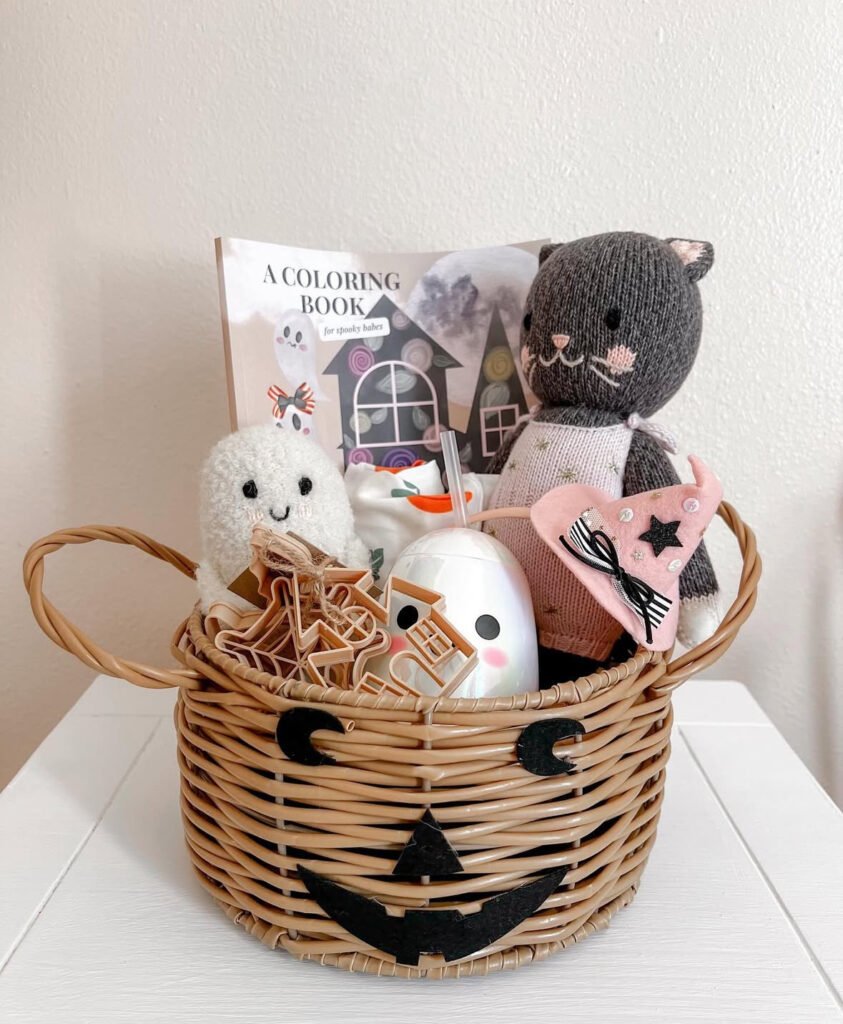 Whimsical & Cozy Kids Boo Basket