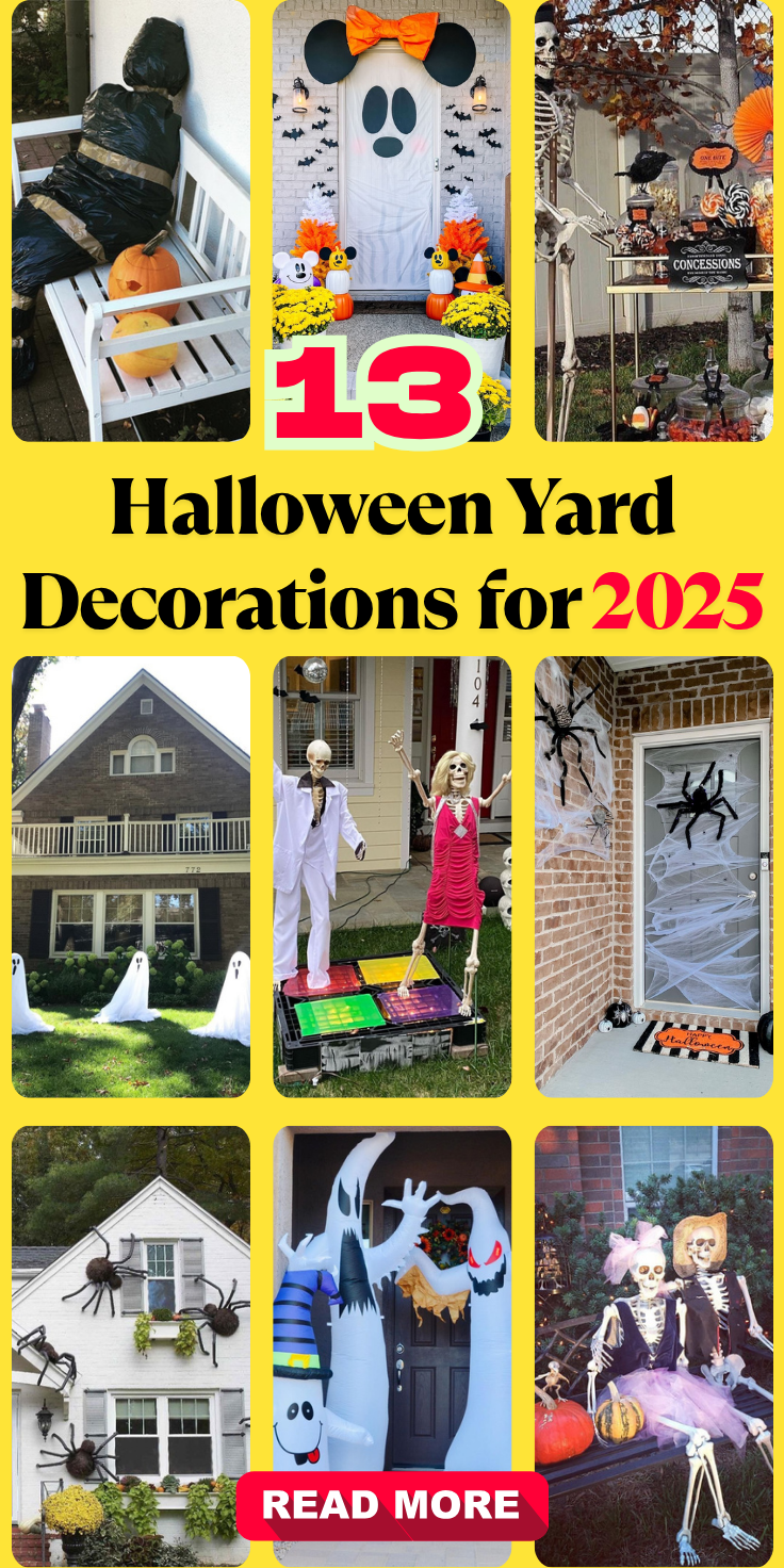Creative Halloween Yard Decorations for 2025
