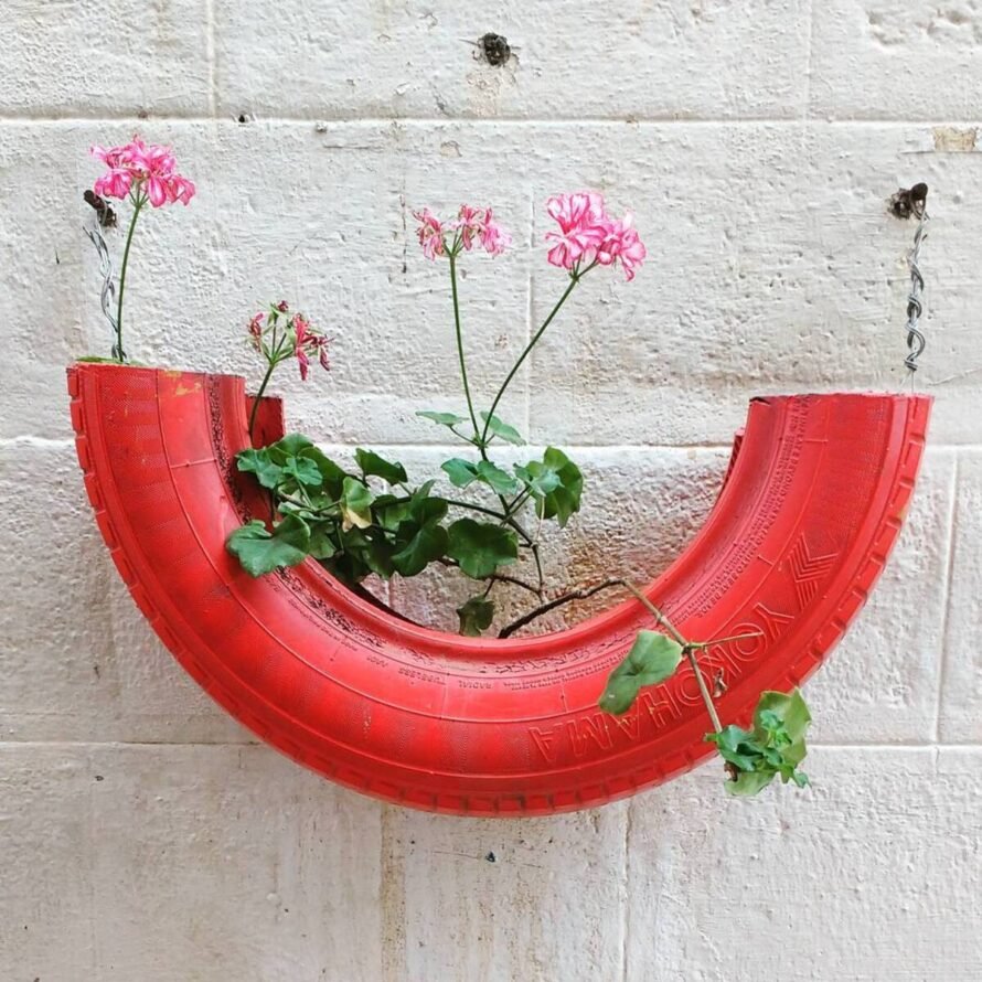 Creative Tire Planter