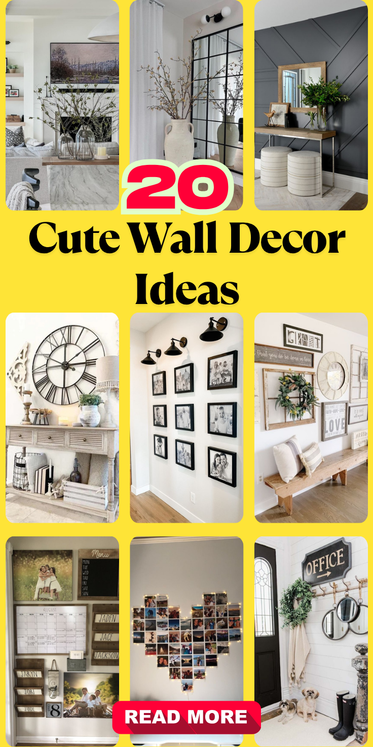 Cute Wall Decor Ideas