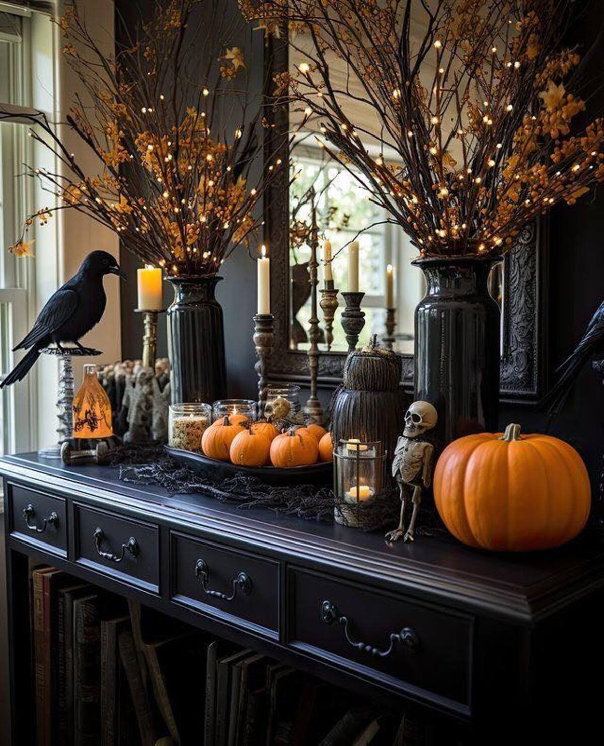 Dark Seasonal Stylish Fall Bouquet for a Sense of Mystery