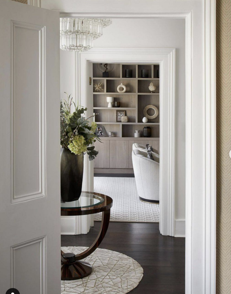 Dark Wood Flooring For Entrance