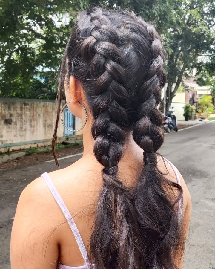 Double Dutch with Lose Front Pieces