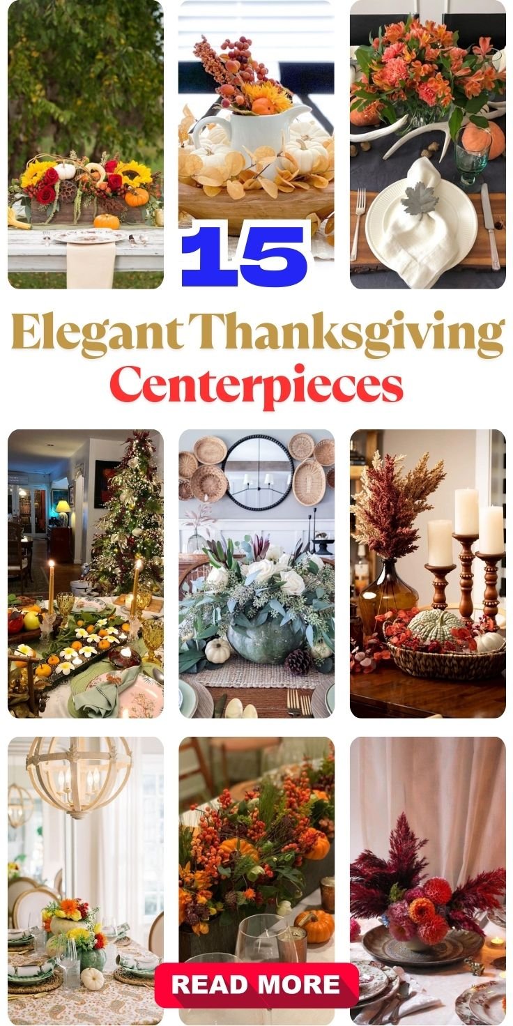 Elegant Thanksgiving Centerpieces