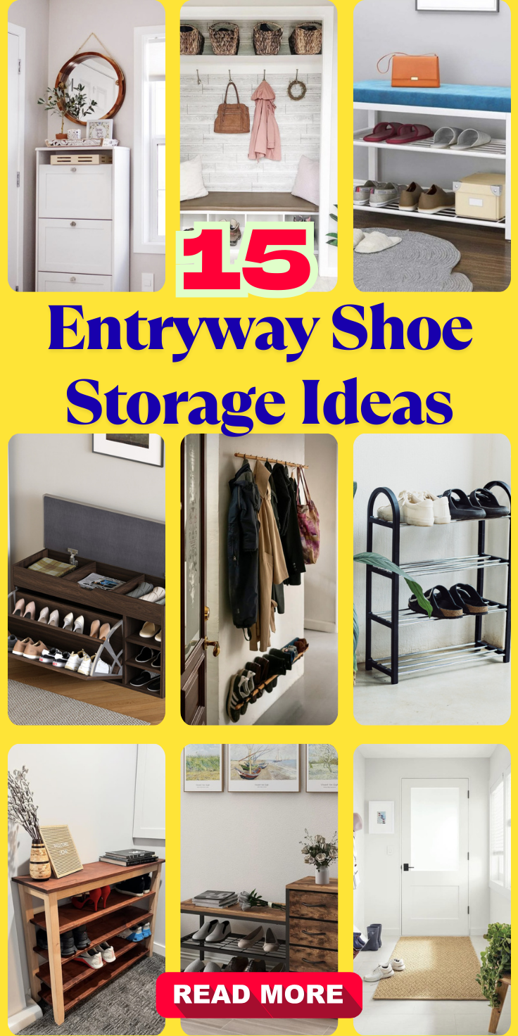 Entryway Shoe Storage Ideas