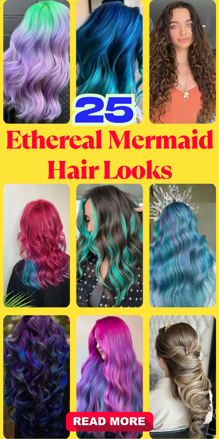 Ethereal Mermaid Hair Looks