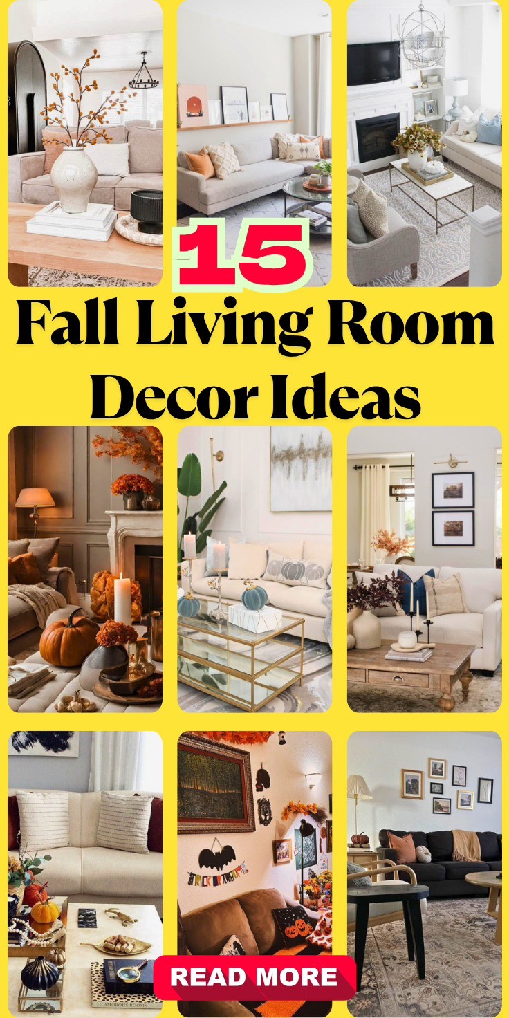 Fall Living Room Decor Ideas