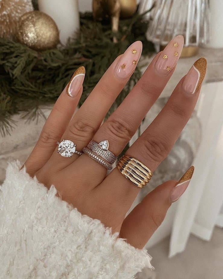 Festive holiday nails