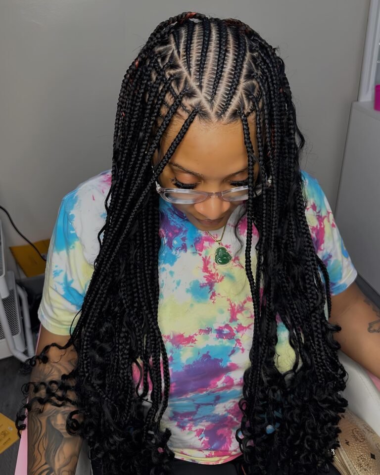 Fine Stitch Fulani Braids