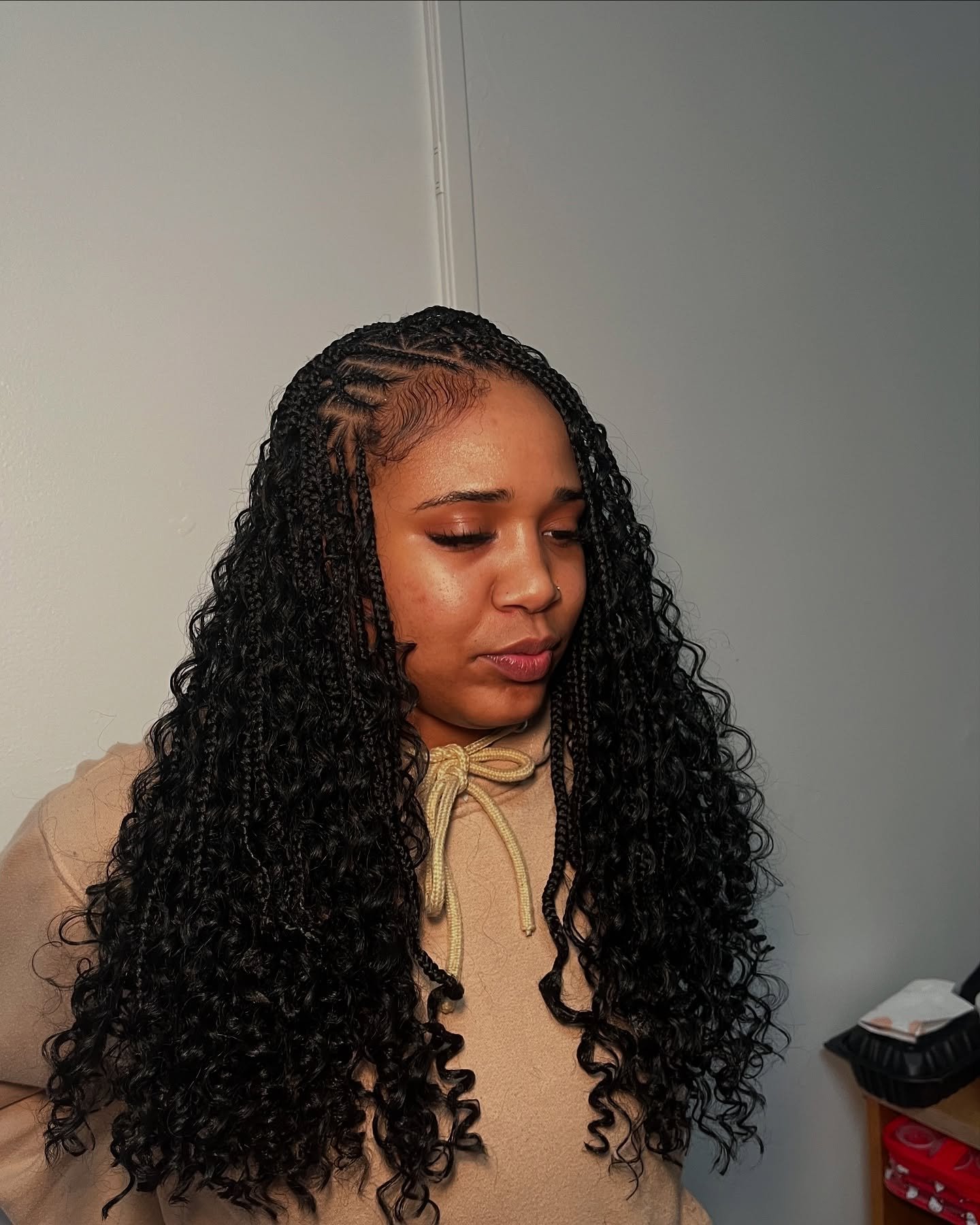 Flip Over Fulani with Intense Boho Curls