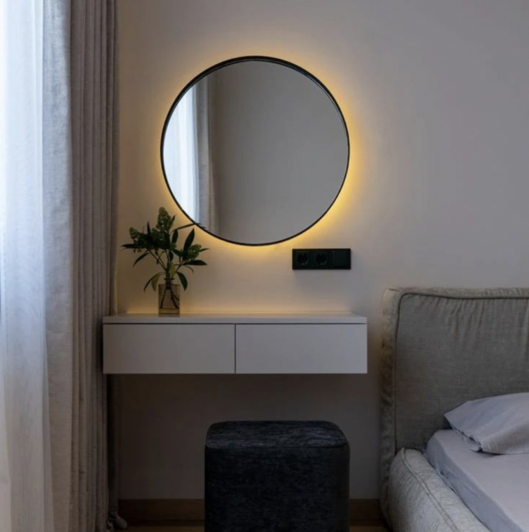 Floating Vanity With Mirror For Bedroom