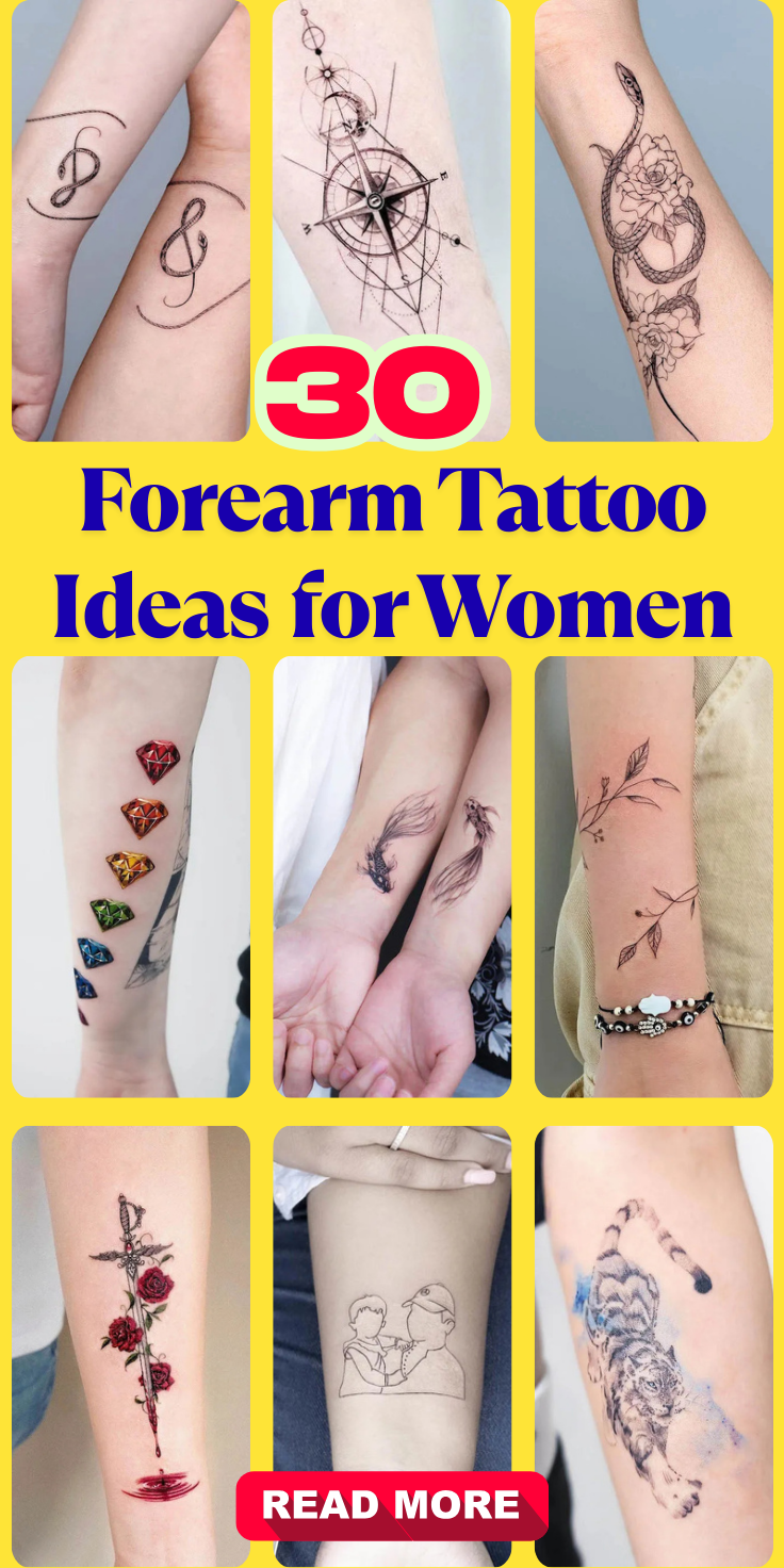 Forearm Tattoo Ideas for Women